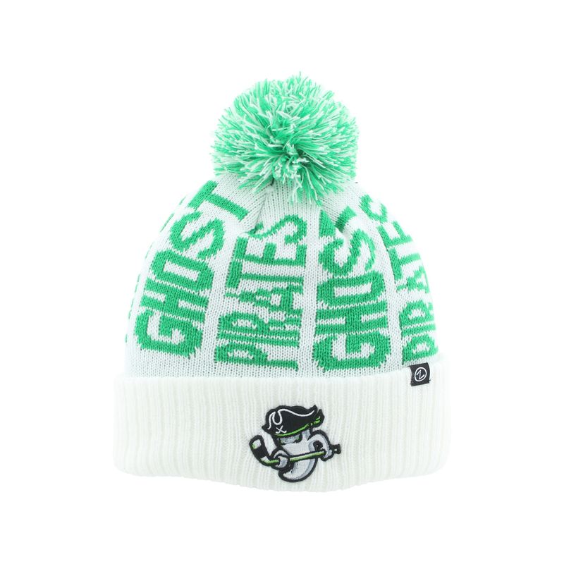 Savannah Ghost Pirates Nova White Pinnacle Beanie