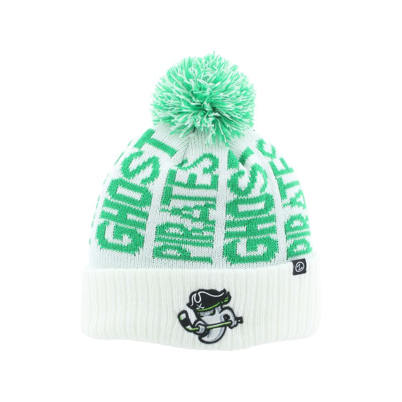 Savannah Ghost Pirates Nova White Pinnacle Beanie