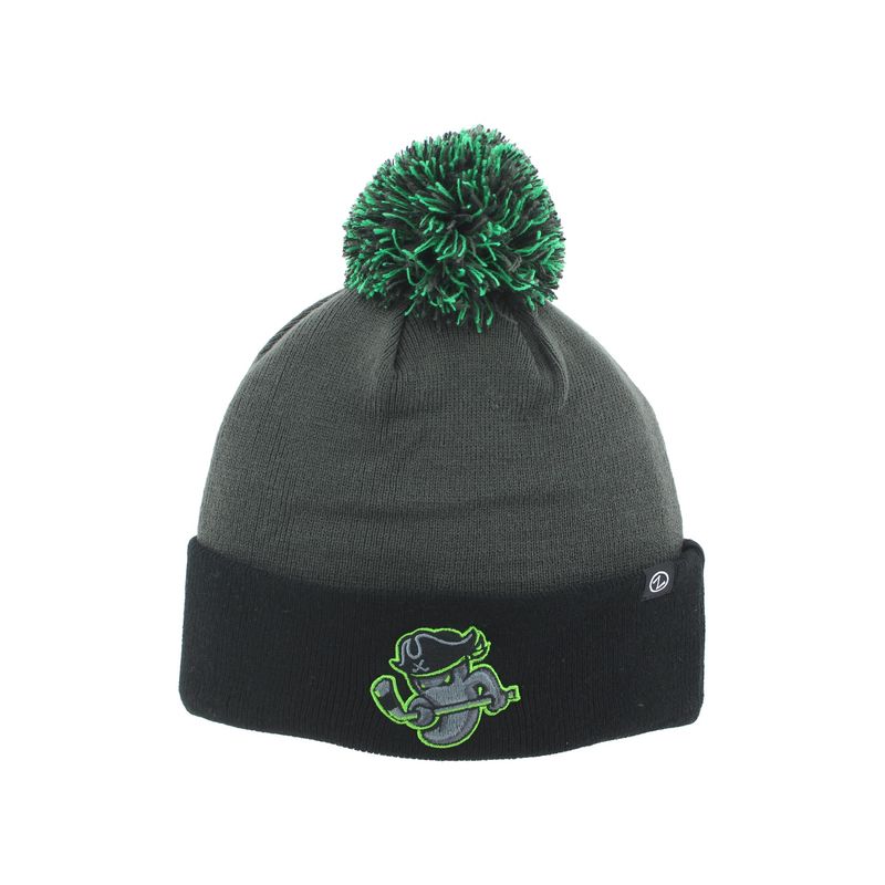 Savannah Ghost Pirates Pom Charcoal/Blk Element Beanie