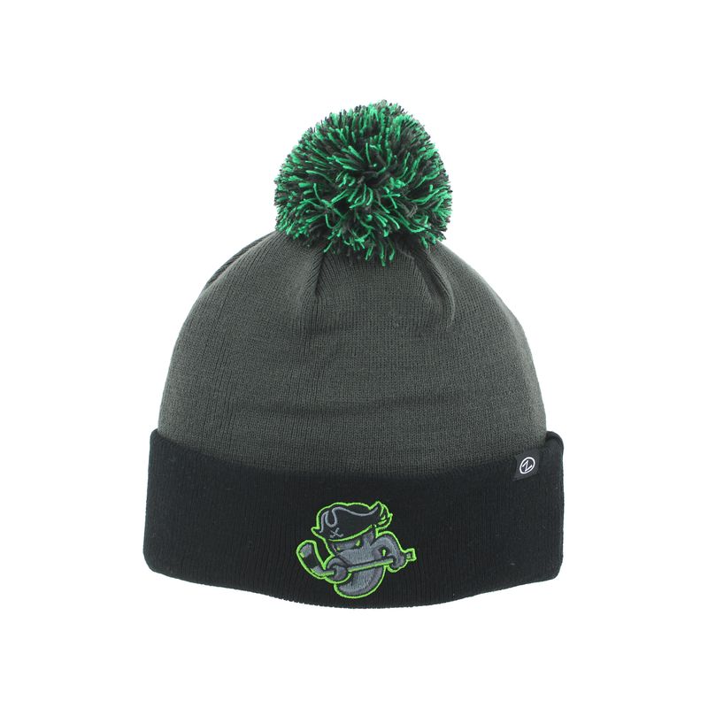 Savannah Ghost Pirates Pom Charcoal/Blk Element Beanie