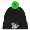 Ghost Pirates Black Primary Green Pom Beanie
