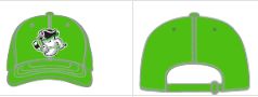 Ghost Pirates Relaxed Fit Sav Green Ghost Logo Hat