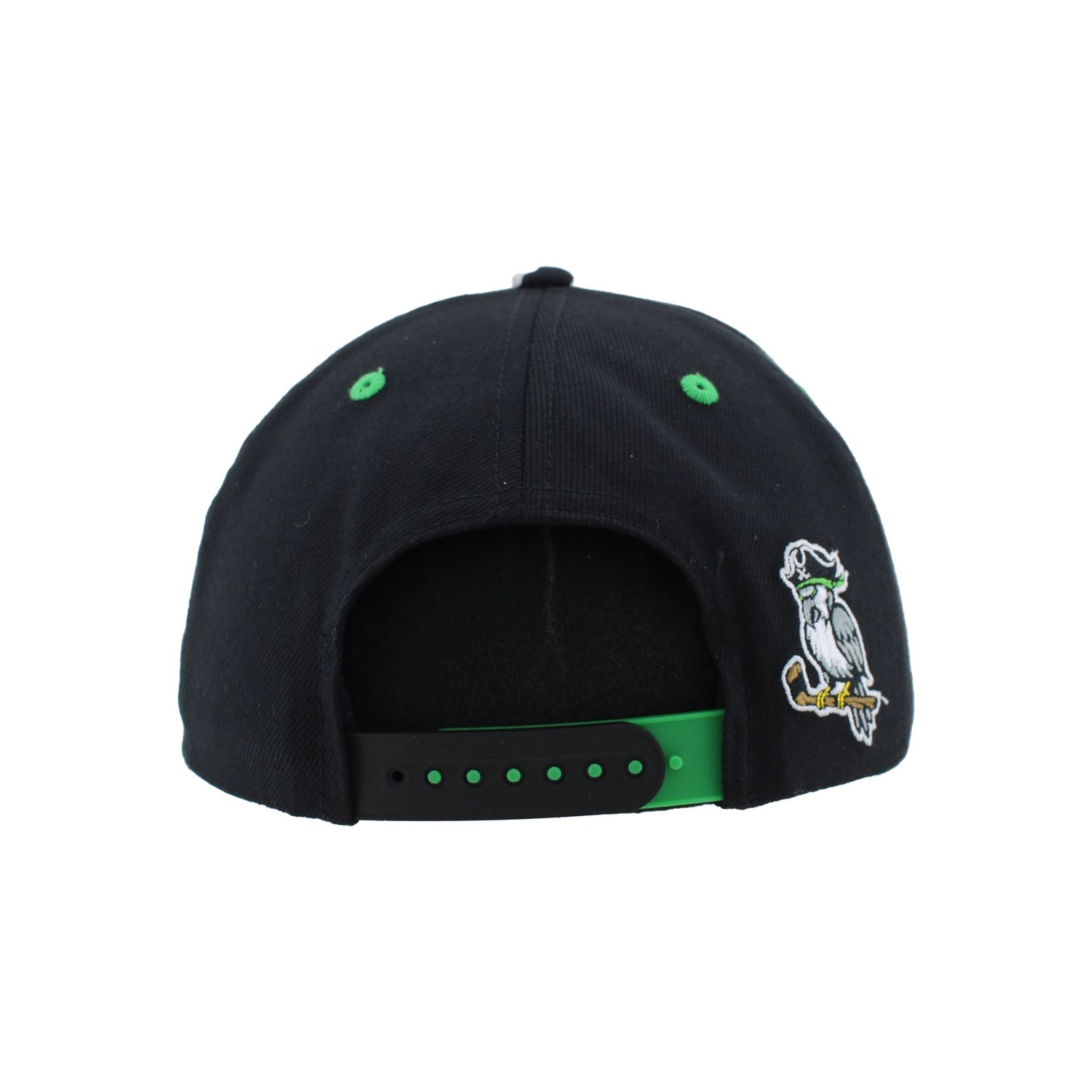 Ghost Parrots Black w/ Floral Bill Hat