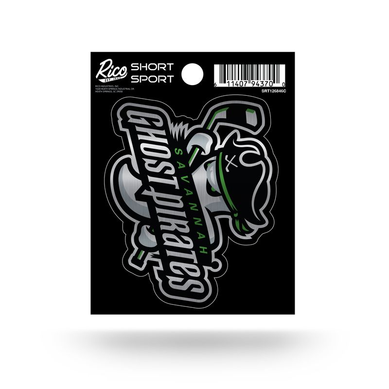 Savannah Ghost Pirates Short Primary Decal
