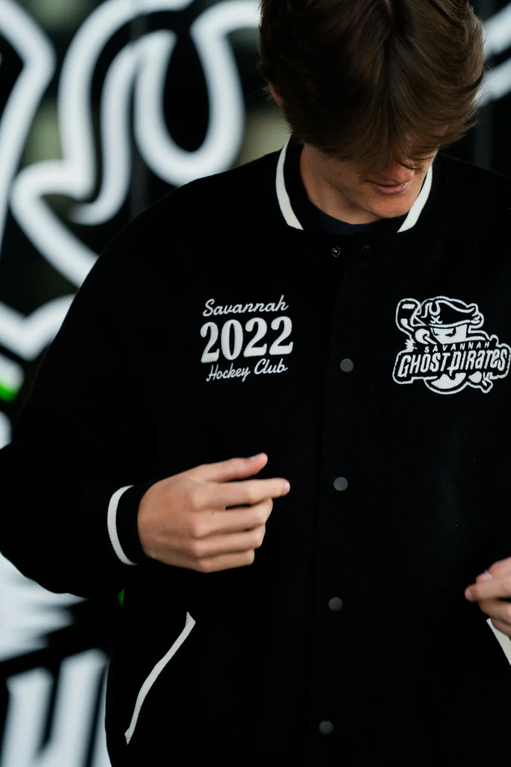 Ghost Pirates CCM Ghost Pirates Official Varsity Jacket