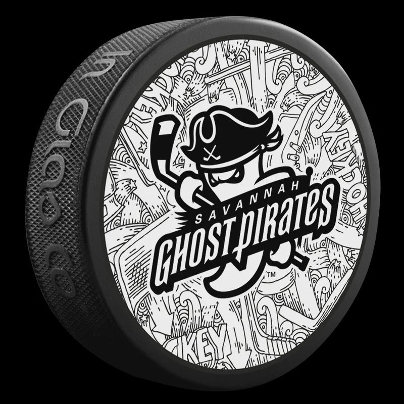 Ghost Pirates Puck - Doodle
