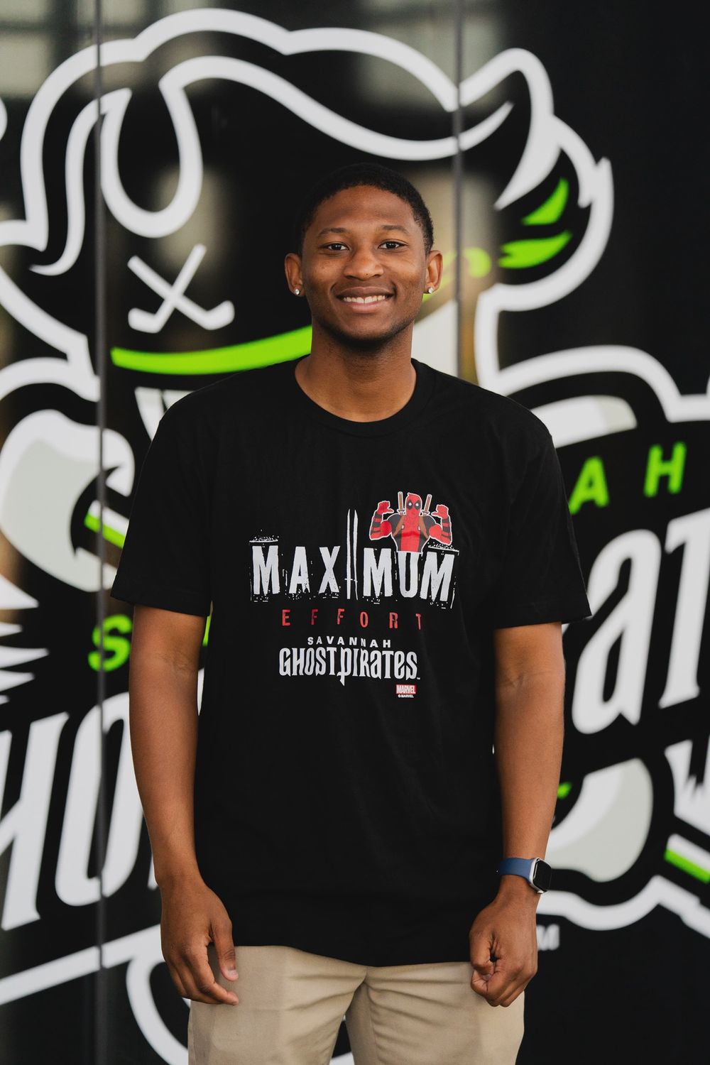 Savannah Ghost Pirates Black Maximum Effort T-Shirt