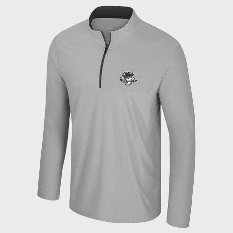 Savannah Ghost Pirates Colosseum Atomic 1/4 Zip Windshirt - Ash Gray