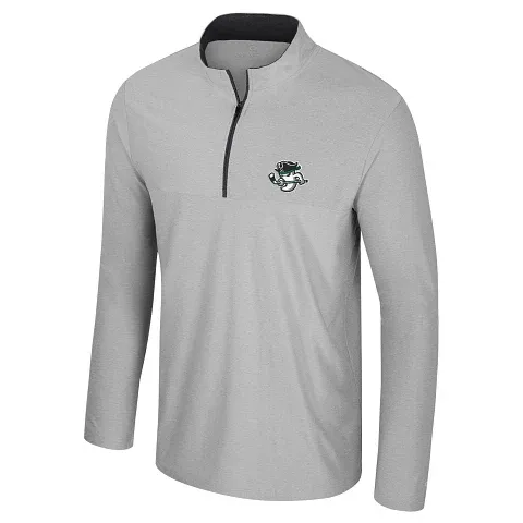 Savannah Ghost Pirates Colosseum Atomic 1/4 Zip Windshirt - Ash Gray
