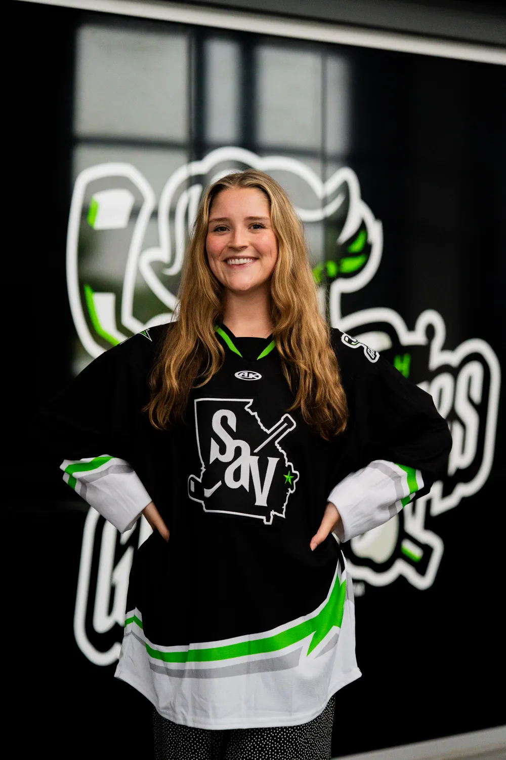 Ghost Pirates Athletic Knit Black SAV Logo Jersey