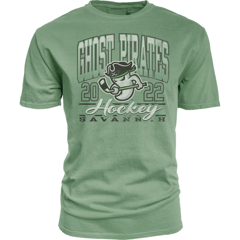 Ghost Pirates Green Kicking It Soft T-Shirt