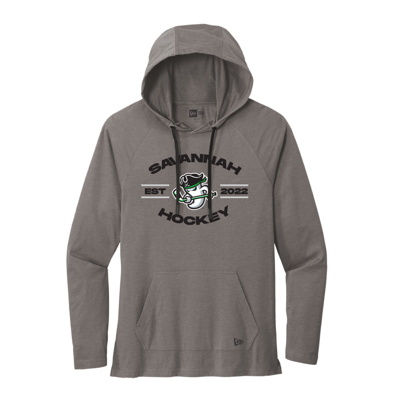 Ghost Pirates New Era Gray Tri-Blend Hoodie