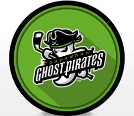 Ghost Pirates Puck - Primary Green