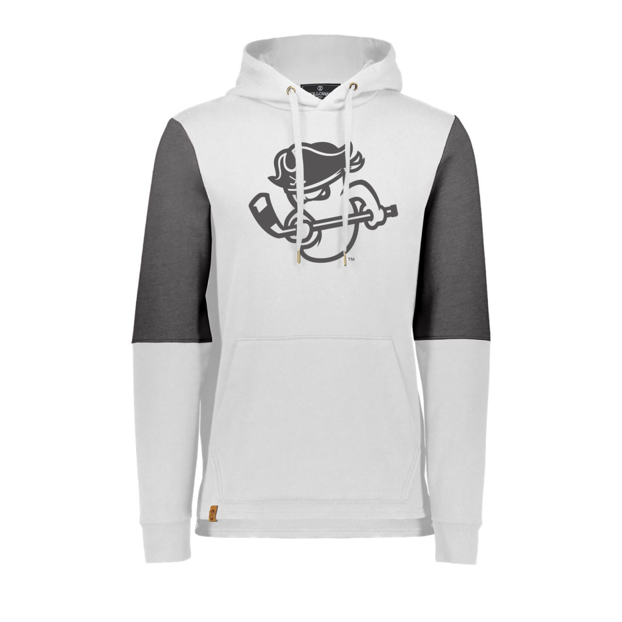 Ghost Pirates Wht/Gry Ivy League Team Hoodie