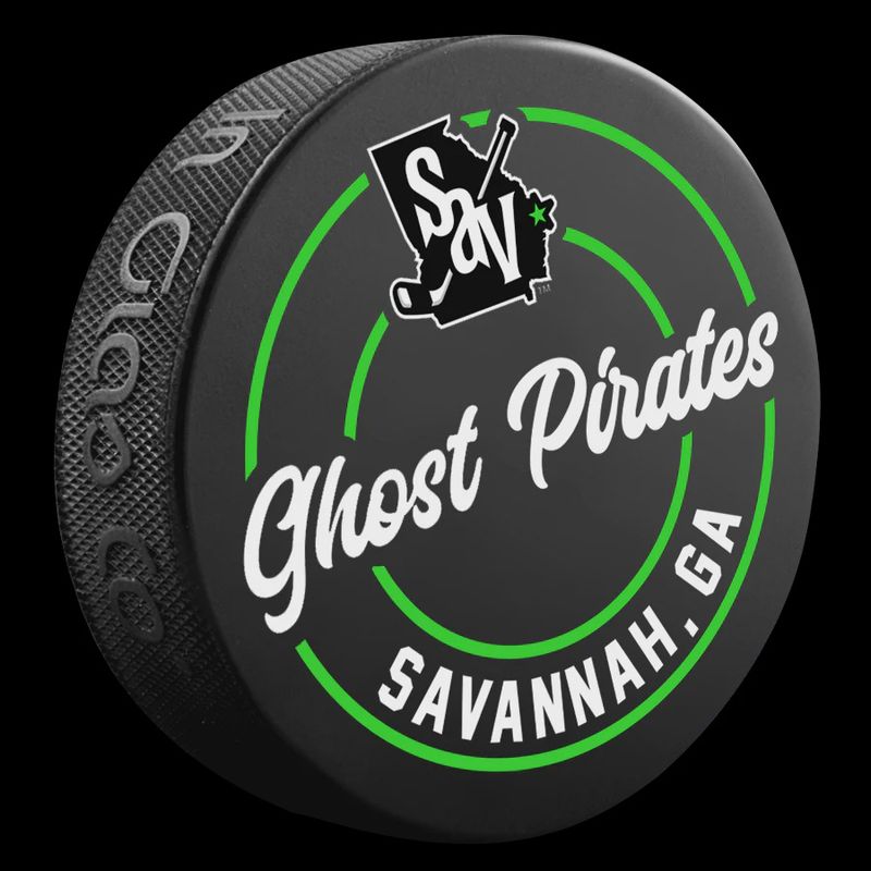 Ghost Pirates Puck -Sav Logo