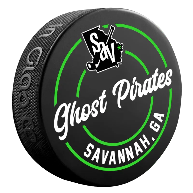 Ghost Pirates Puck -Sav Logo