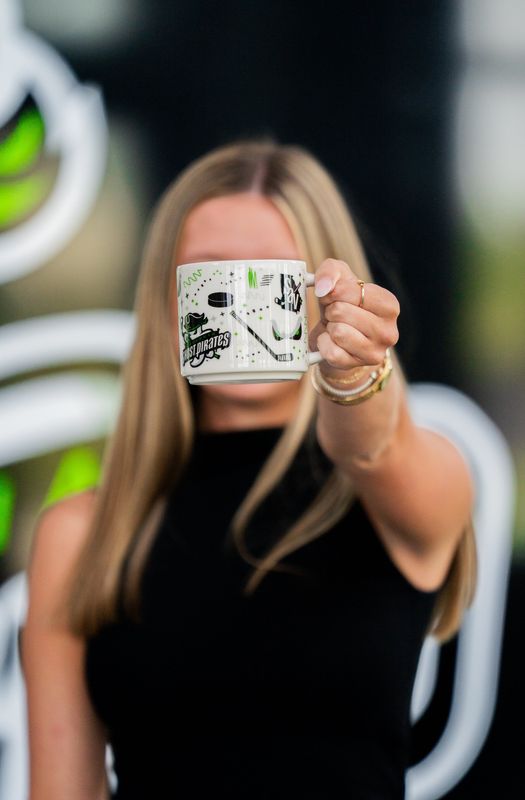 Savannah Ghost Pirates Cityscape 2-Tone Ceramic Coffee Mug