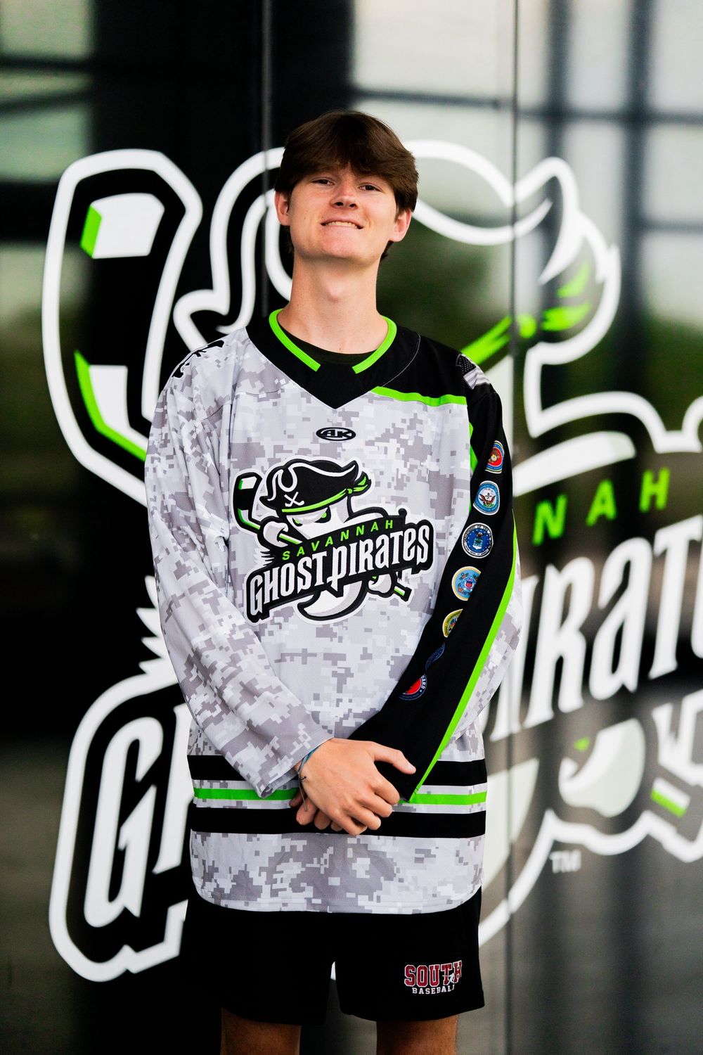 Ghost Pirates Athletic Knit Military Appreciation Jersey
