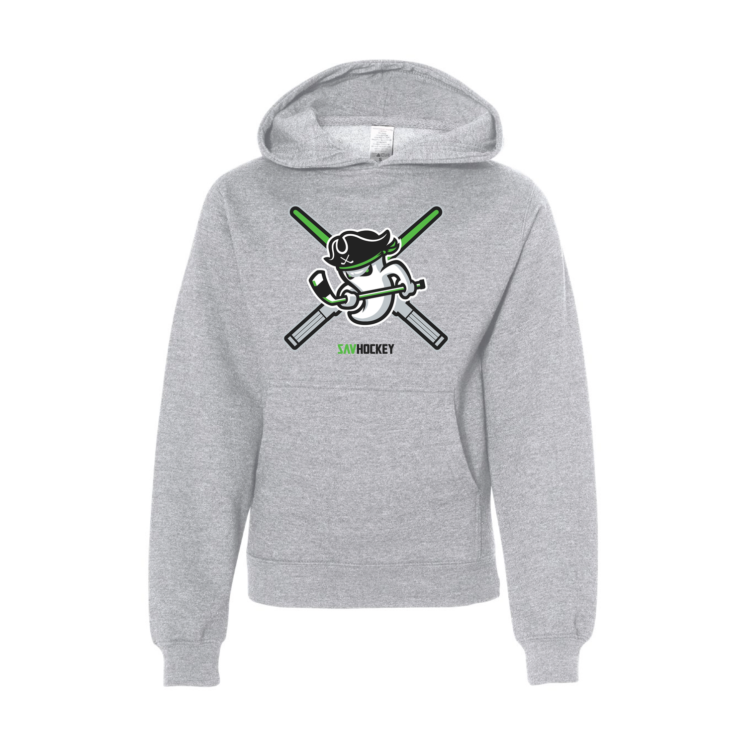 Ghost Pirates Youth Gray Light Sword Hoodie