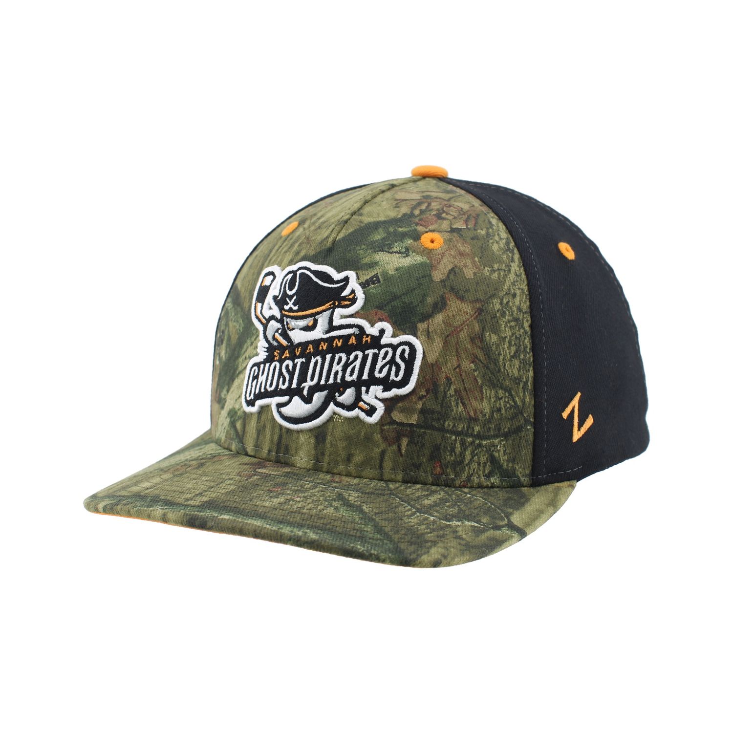 Ghost Pirates Country Mossy Oak/Blk Primary Hat