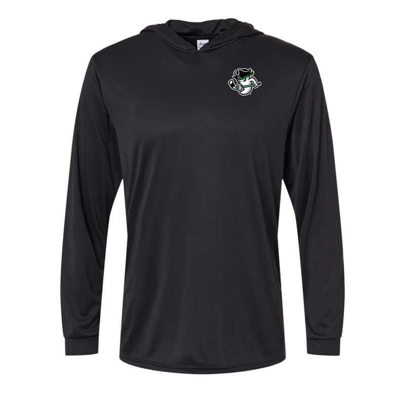 Ghost Pirates Black Paragon Long Sleeve Hooded T-Shirt