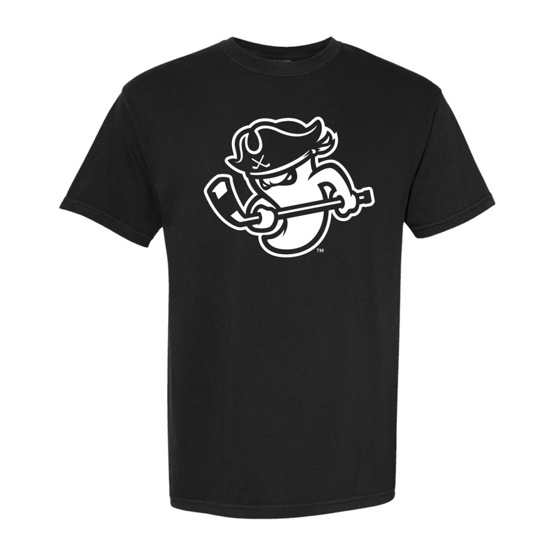 Ghost Pirates Black Comfort Colors Heavyweight Tee