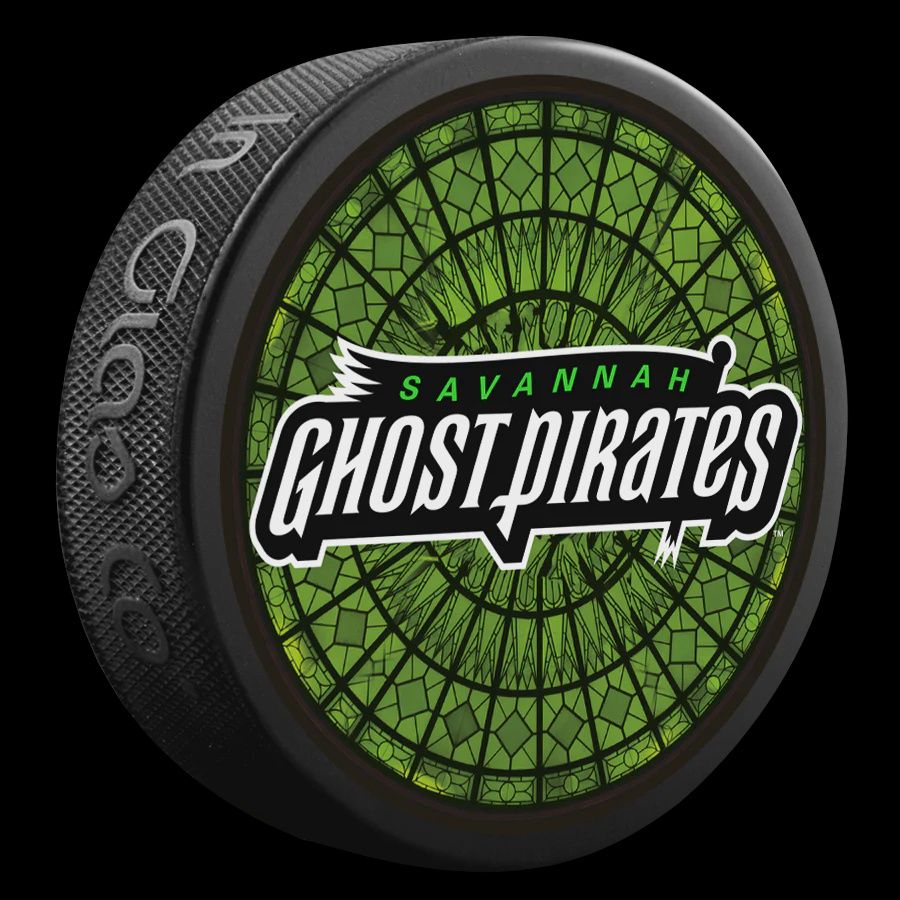 Ghost Pirates Puck - Stained Glass