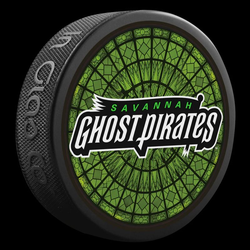 Ghost Pirates Puck - Stained Glass