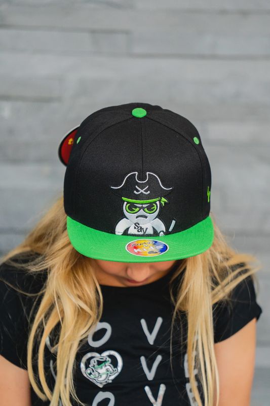 Ghost Pirates Zephyr Youth Z11 Black Snapback
