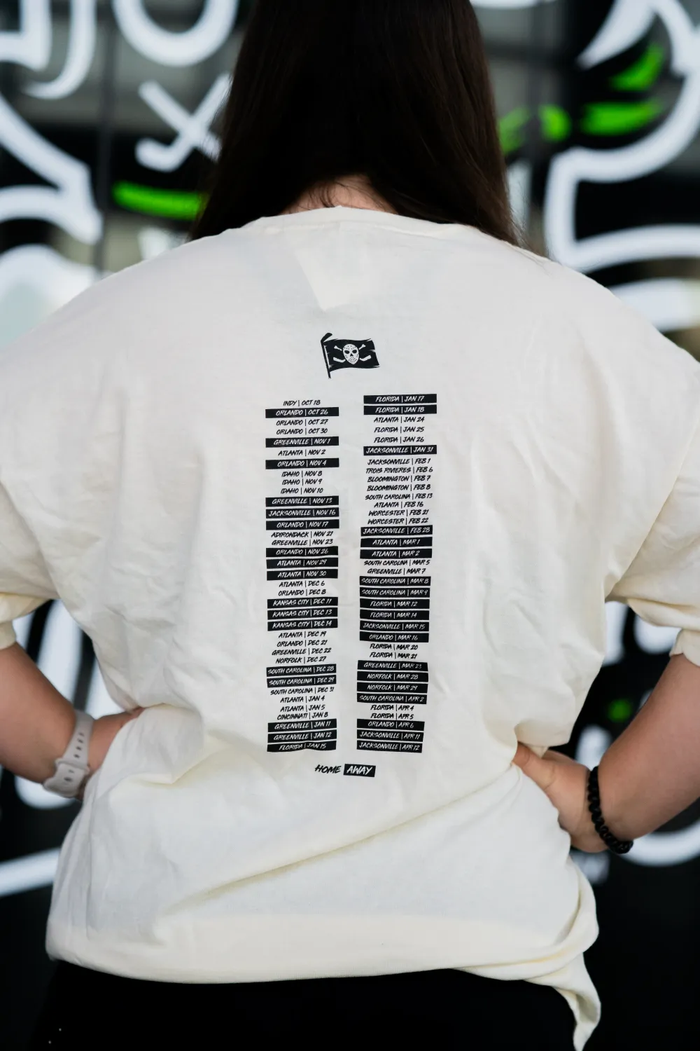 Ghost Pirates 2024-25 Schedule Tee
