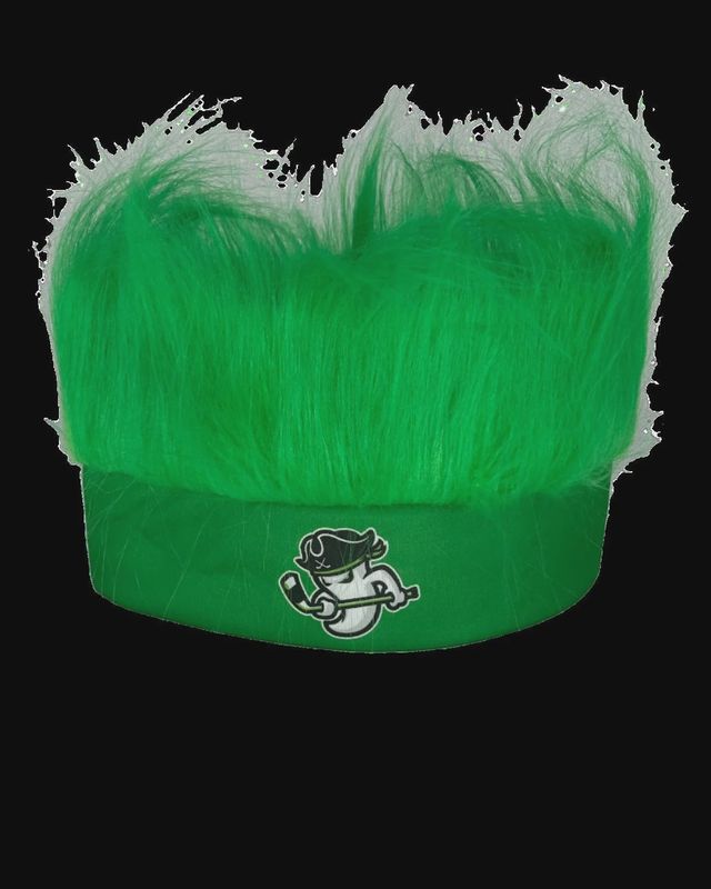 Savannah Ghost Pirates Green Crazy Hair Headband