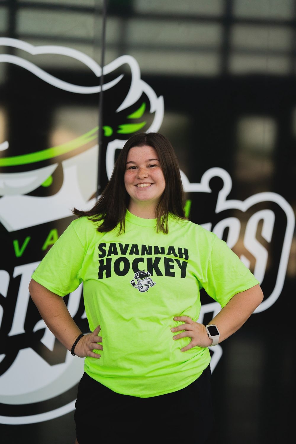 Savannah Ghost Pirates Lime Savannah Hockey T-Shirt