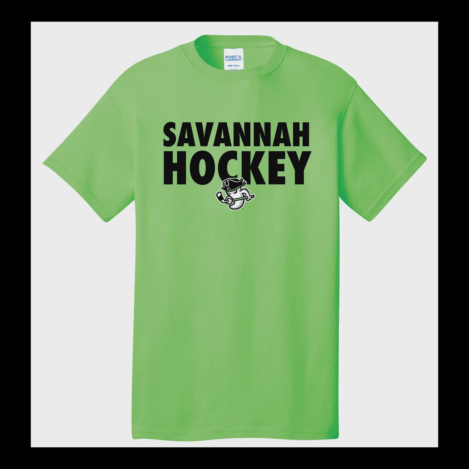 Savannah Ghost Pirates Lime Savannah Hockey T-Shirt