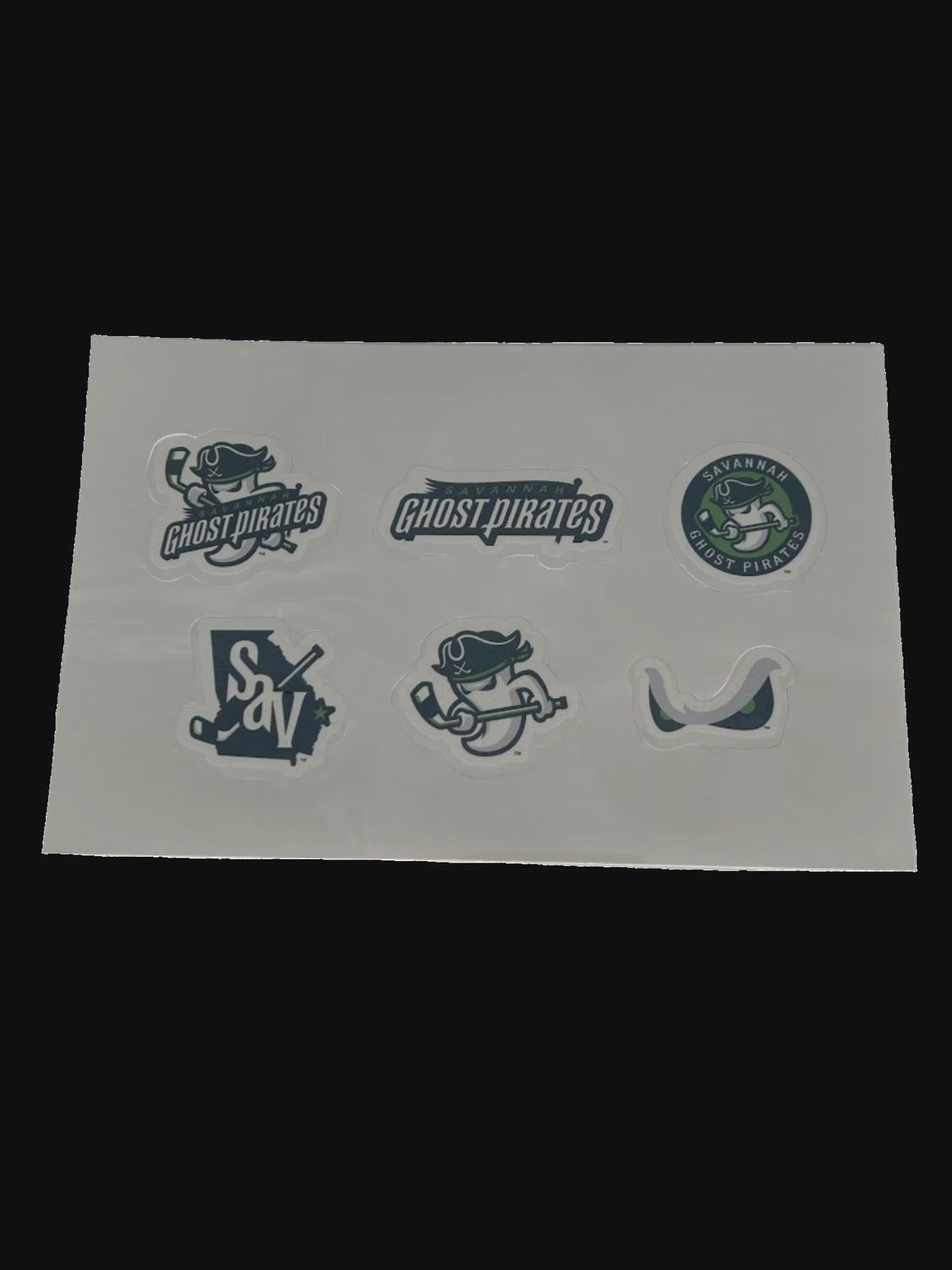 Savannah Ghost Pirates Face Decals