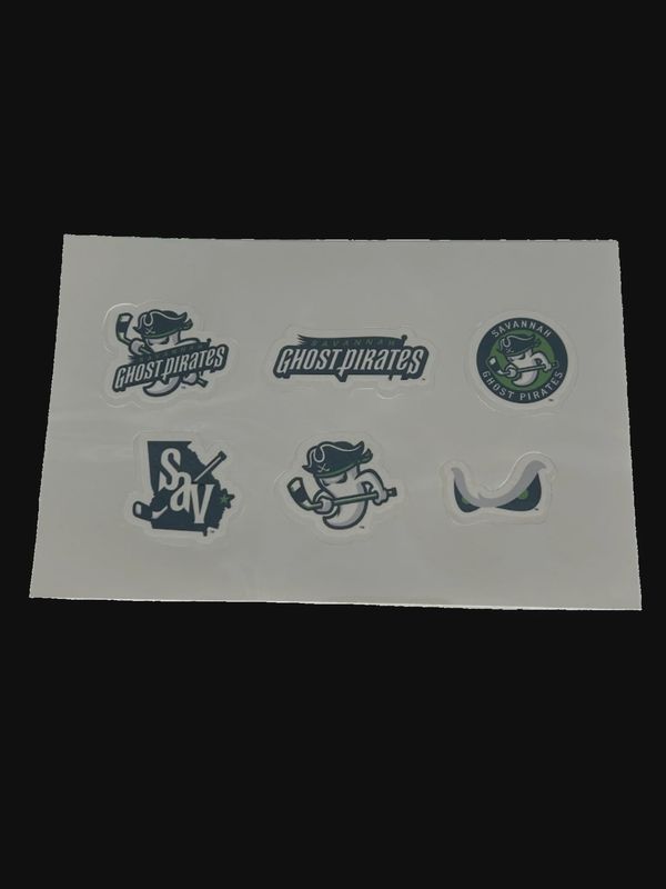 Savannah Ghost Pirates Face Decals