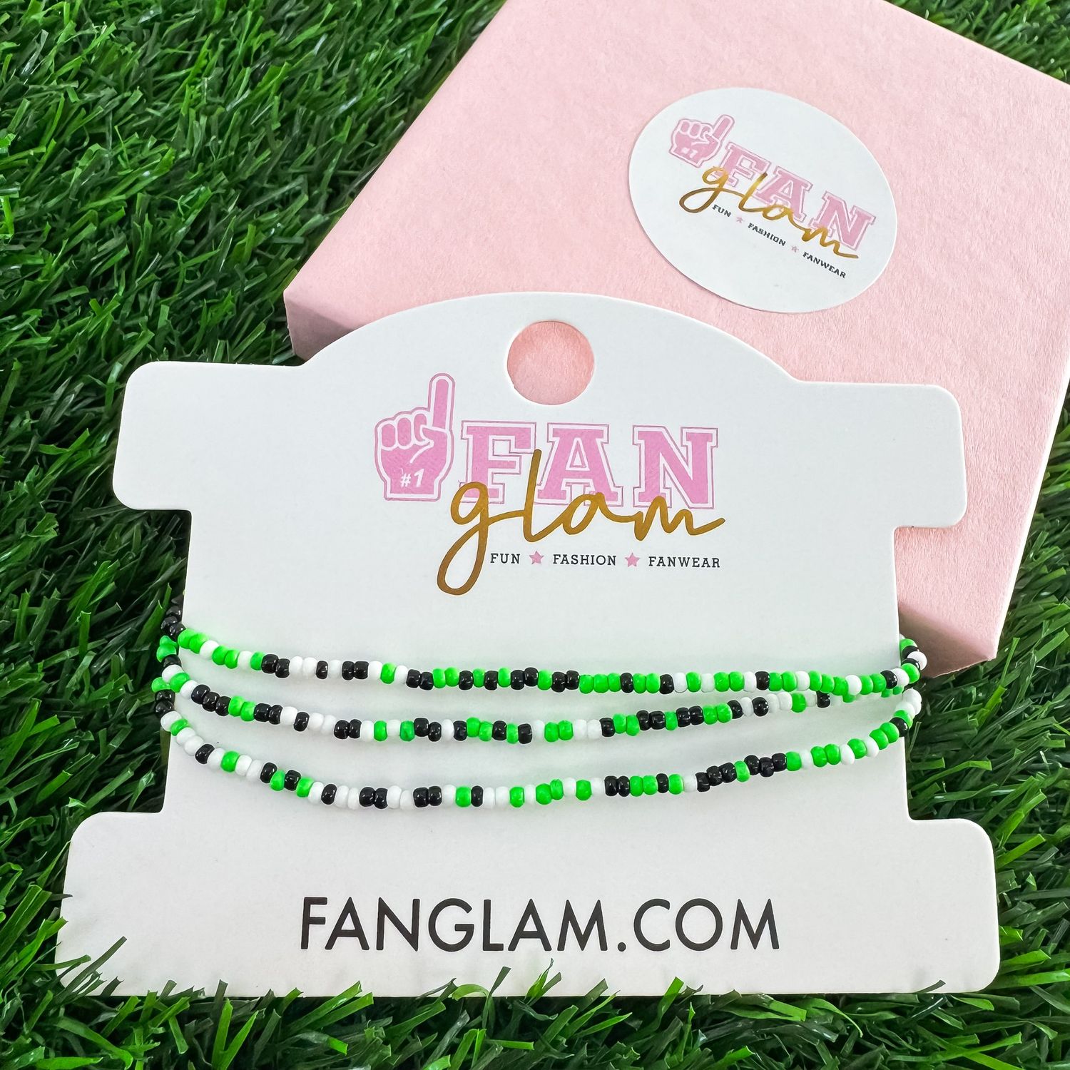 Ghost Pirates Set of 3 Confetti Stretchy Bracelets