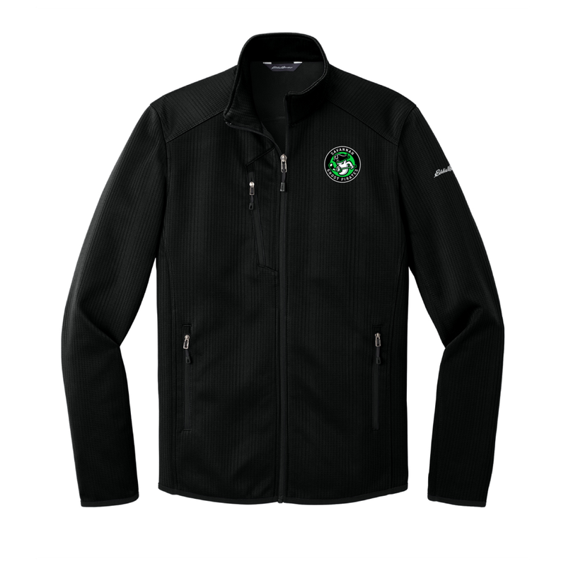 Ghost Pirates Eddie Bauer Black Dash Full-Zip Fleece Jacket