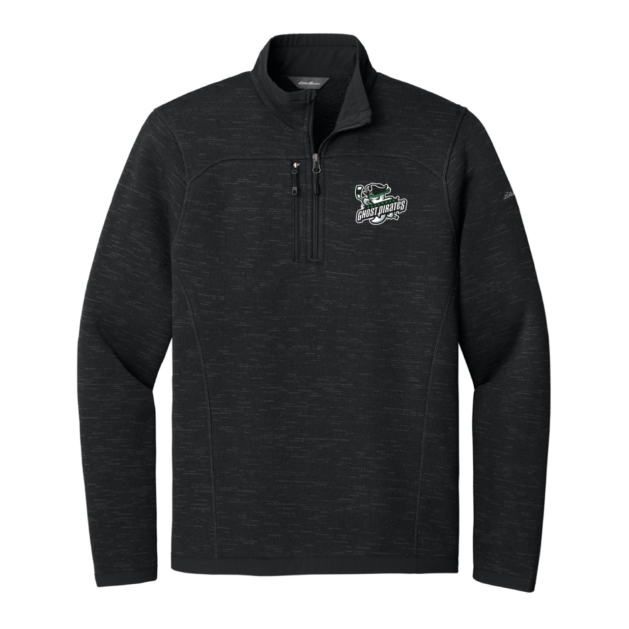 Ghost Pirates Black Eddie Bauer Sweater Fleece 1/4-Zip
