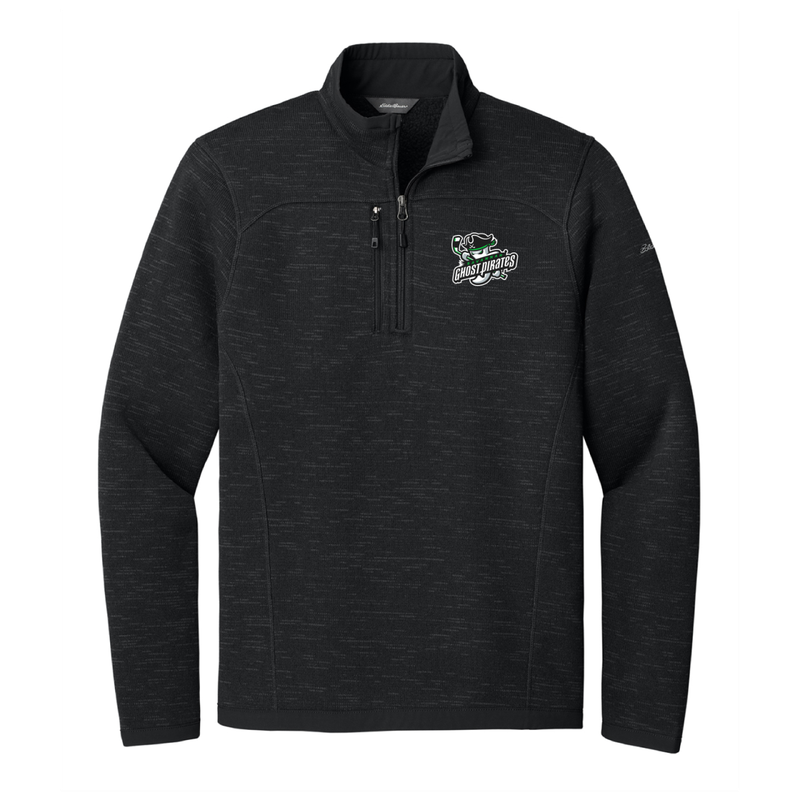 Ghost Pirates Black Eddie Bauer Sweater Fleece 1/4-Zip