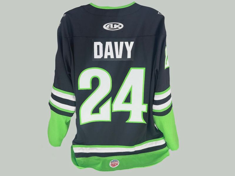 Ghost Pirates Black Replica Jersey Customization - Adult