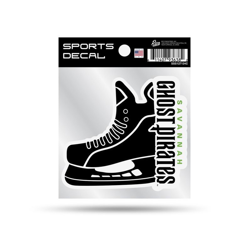 Savannah Ghost Pirates Skate Wordmark Decal