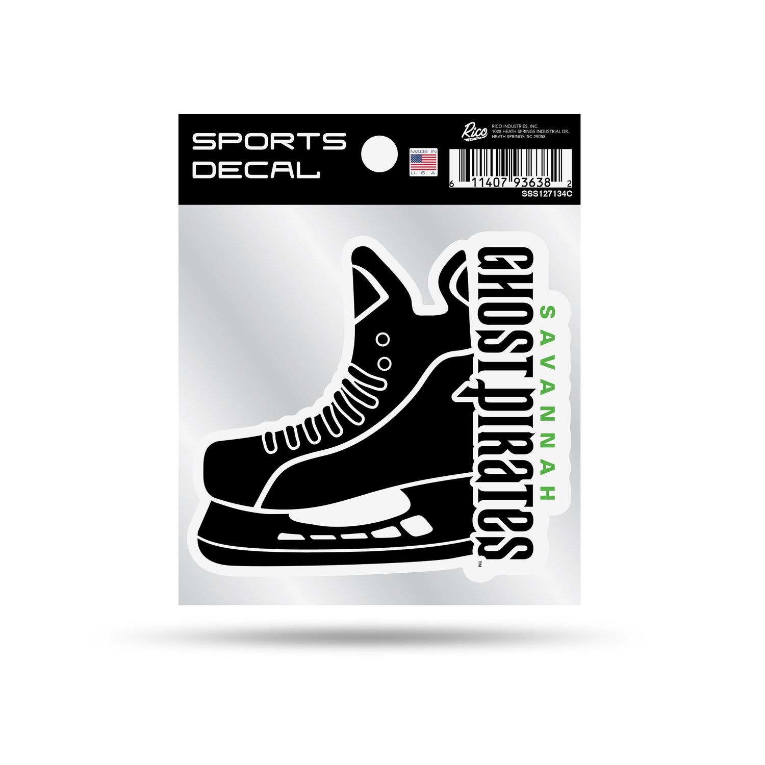 Savannah Ghost Pirates Skate Wordmark Decal