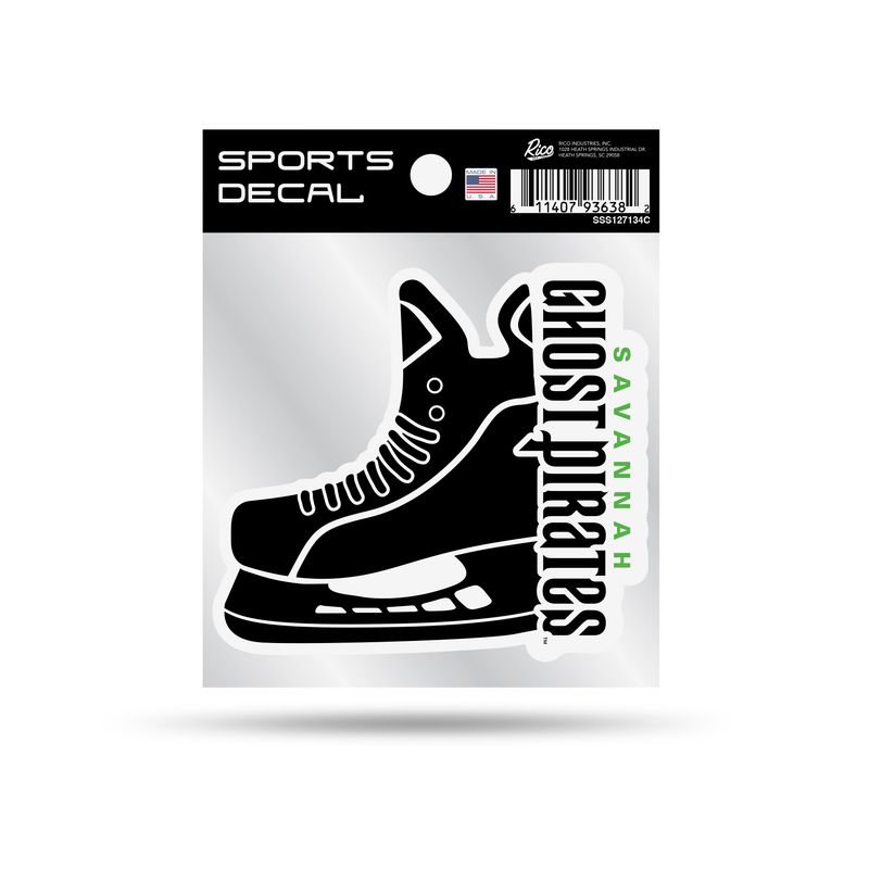 Savannah Ghost Pirates Skate Wordmark Decal