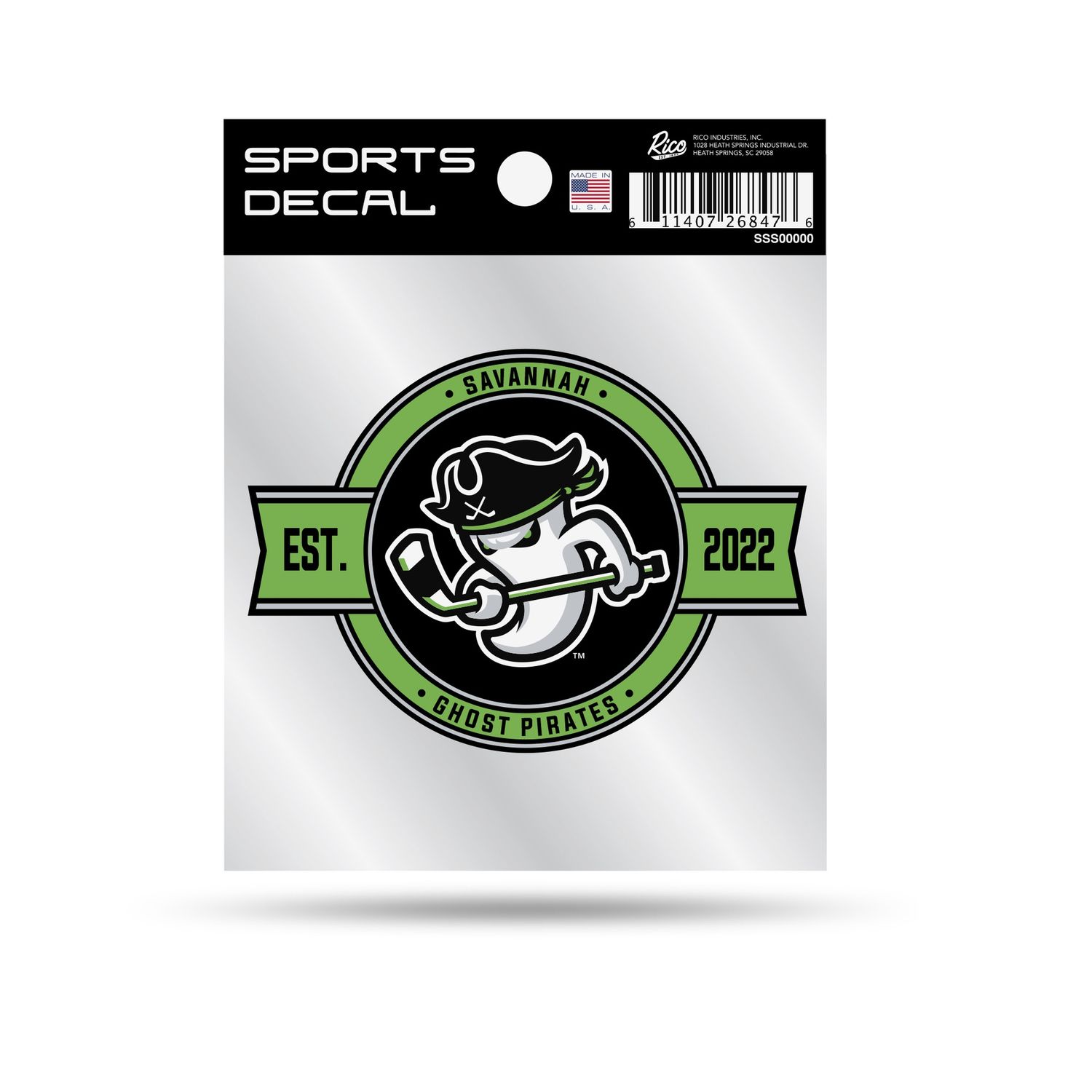 Savannah Ghost Pirates Ribbon Decal