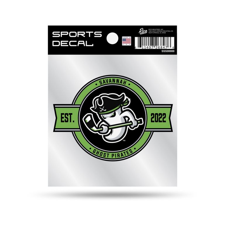 Savannah Ghost Pirates Ribbon Decal