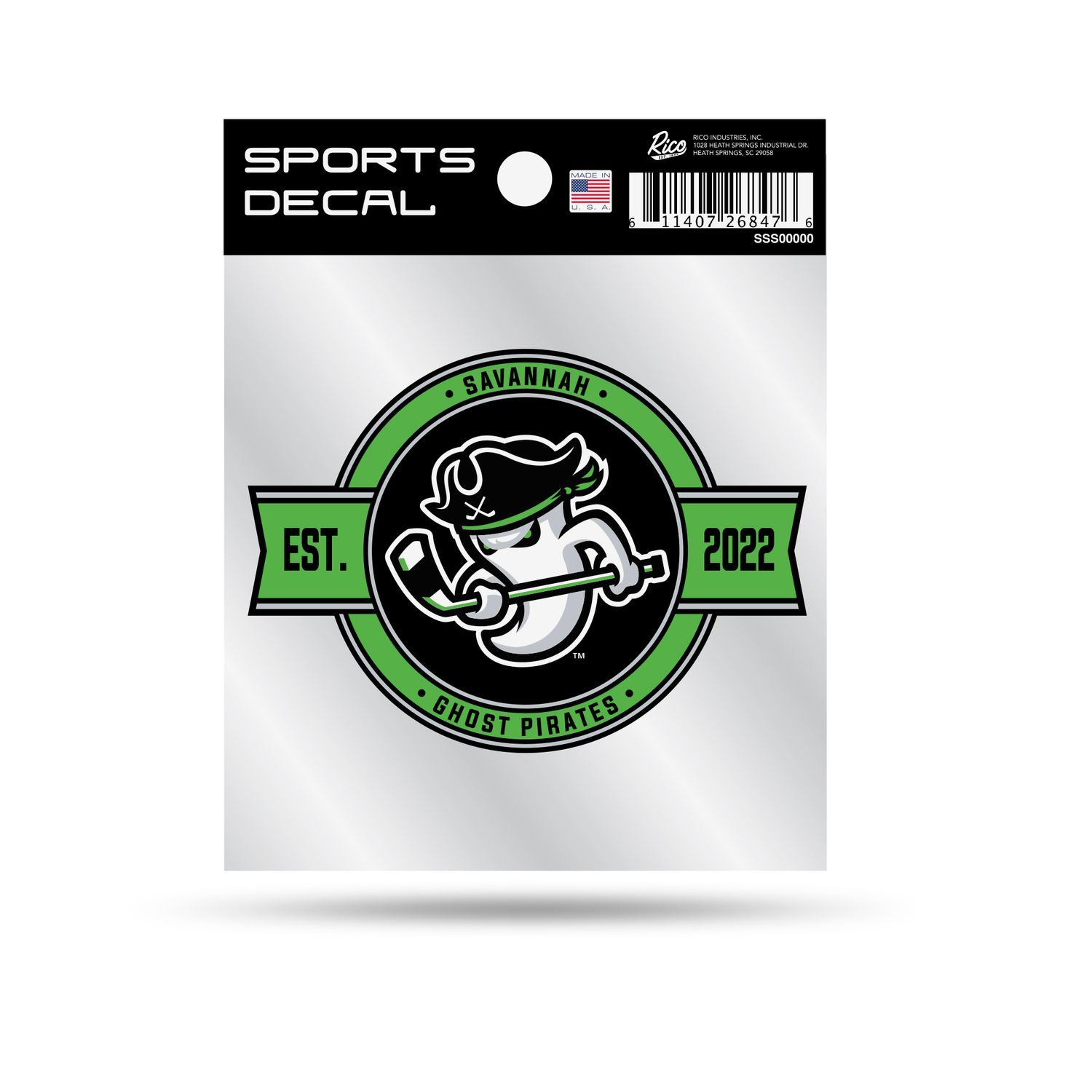 Savannah Ghost Pirates Ribbon Decal