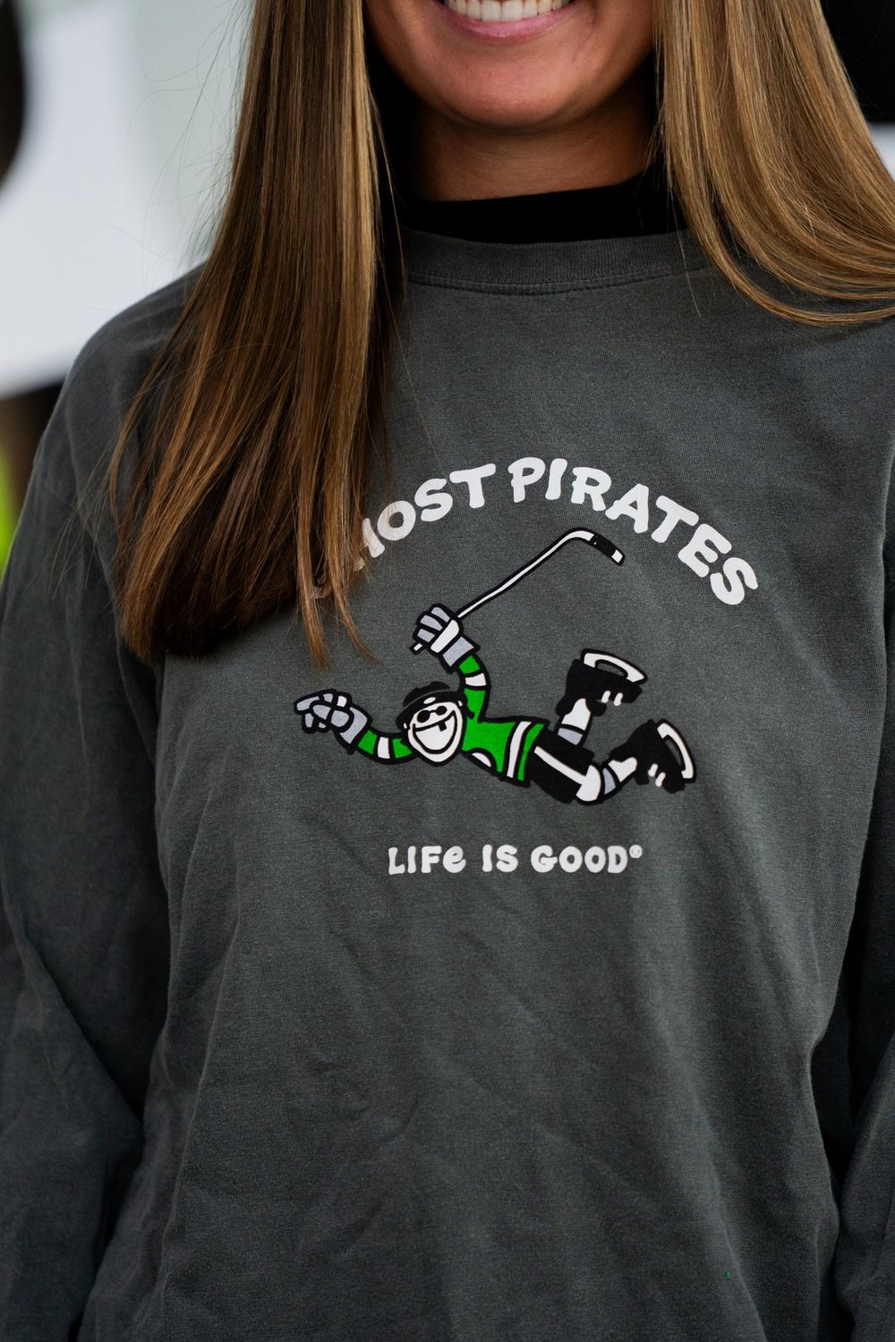 Ghost Pirates Life is Good Long Sleeve T-Shirt