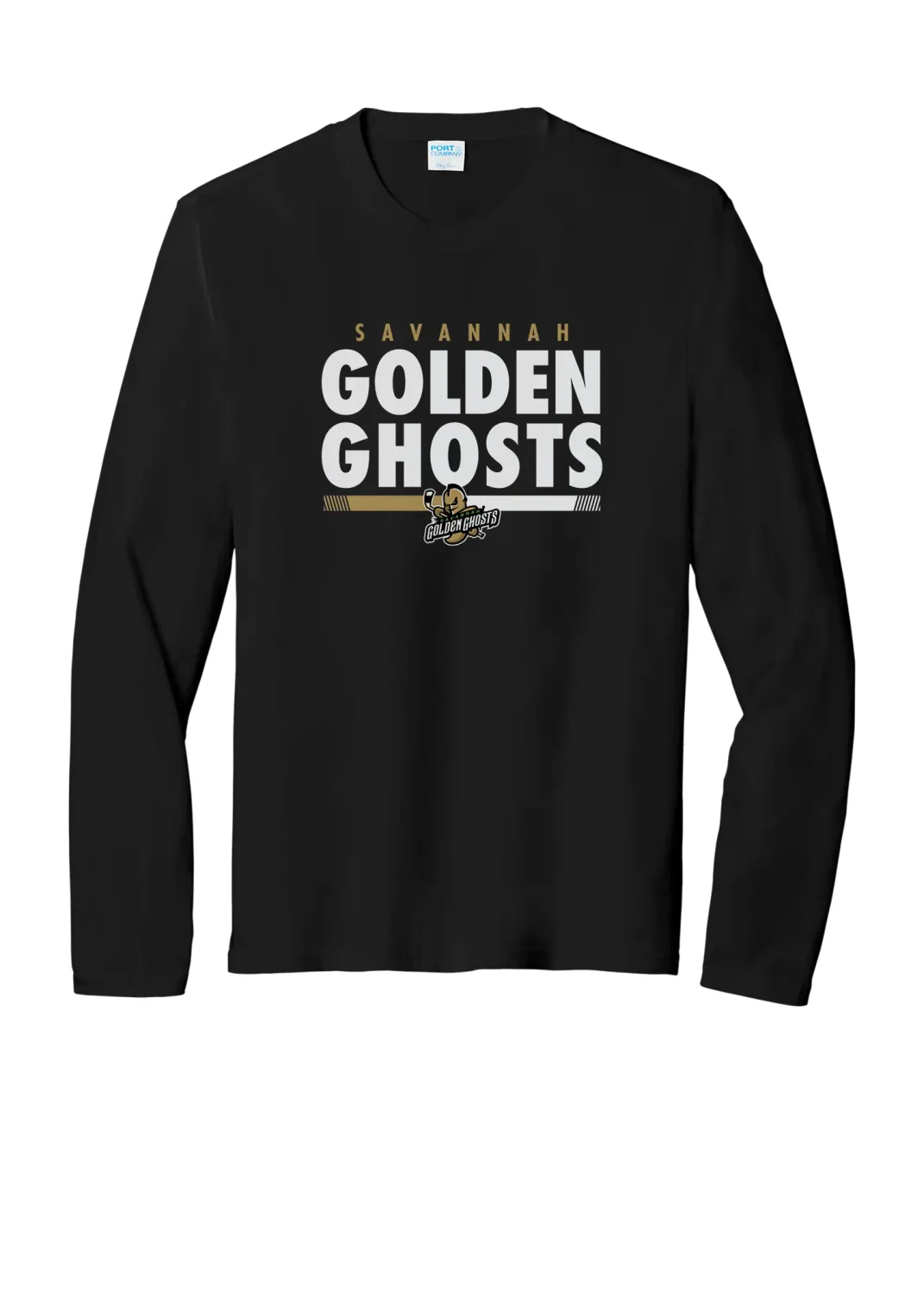 Ghost Pirates Limited Edition Golden Ghosts Black Long Sleeve T-shirt
