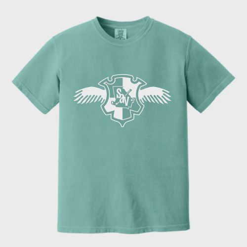 Savannah Ghost Pirates Comfort Colors Wizard Crest T-Shirt