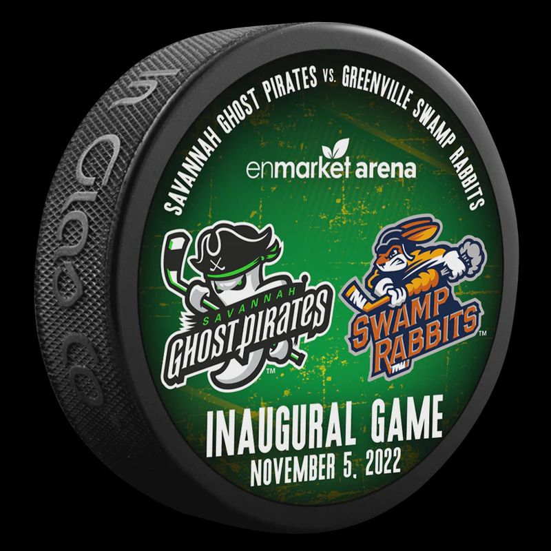 Ghost Pirates Puck - Inaugural Game